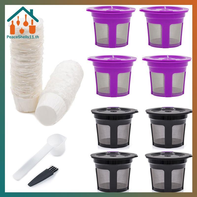PeaceShells กระดาษทิ้งกระดาษกรองกาแฟสําหรับ Keurig Reusable K ถ้วยสําหรับเครื่องชงกาแฟ Keurig Univer