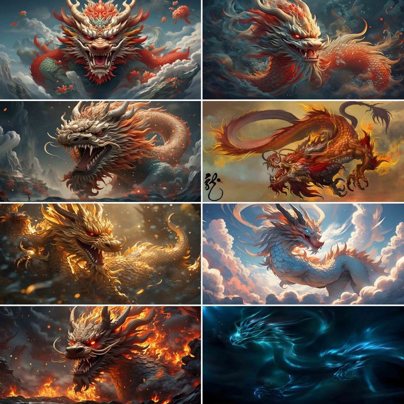 3D สามมิติ HD ถังปลาพื้นหลังสติกเกอร์ Dragon Legend Series 1 ที่กําหนดเอง Aquarium วอลล์เปเปอร์สติกเกอร์ด้านนอกถังปลาพื้นหลัง Sticker26.4.1