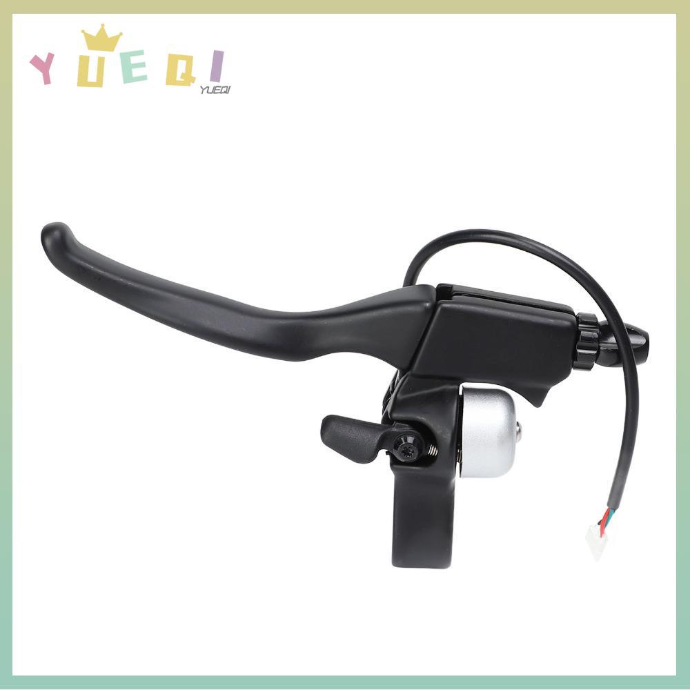 YUEQI เบรคมือสกู๊ตเตอร์ไฟฟ้า, อลูมิเนียมพร้อม Bell E-Scooter เบรค Lever, ทนทานลื่นกันน้ํา Hall Effec