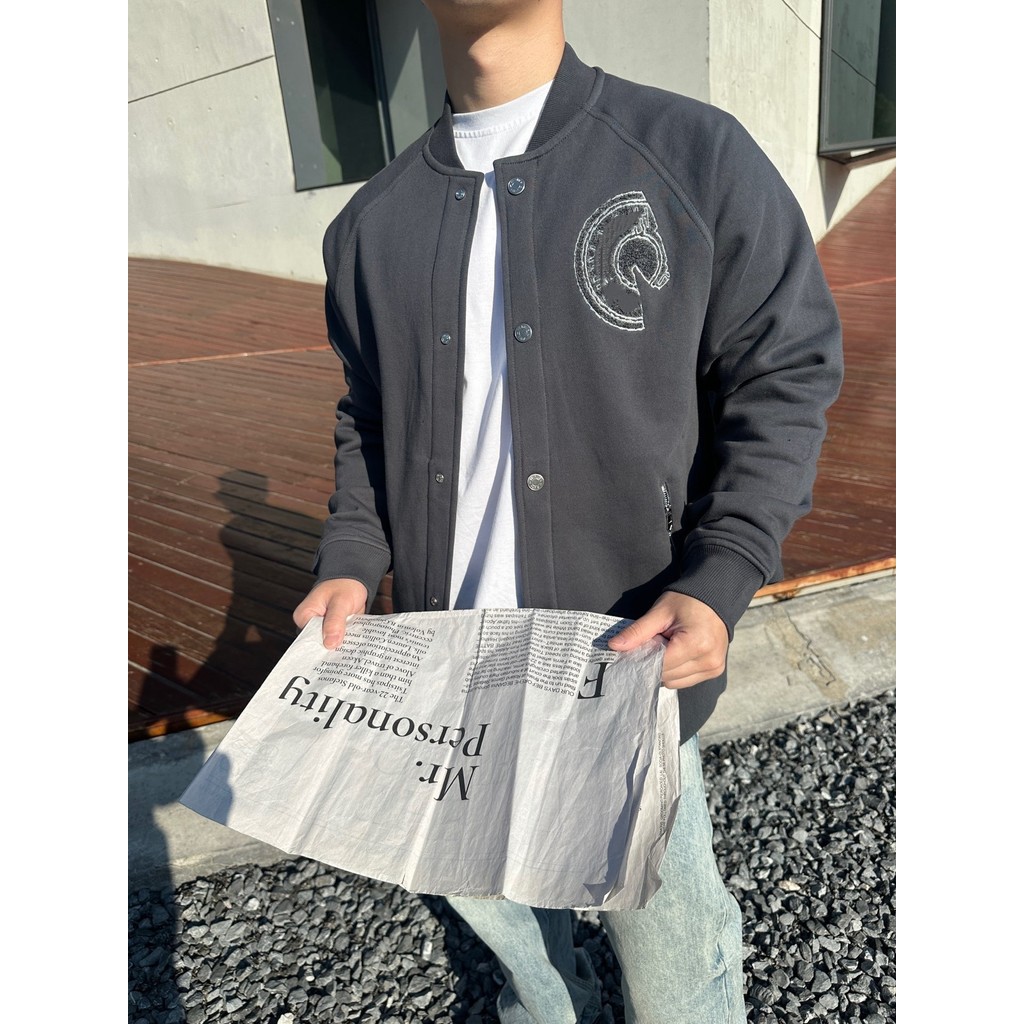 BHHK Chrome Hearts New Saddle Stud Patch Jacket Coat Unisex Celebrity Style Handsome Trendy