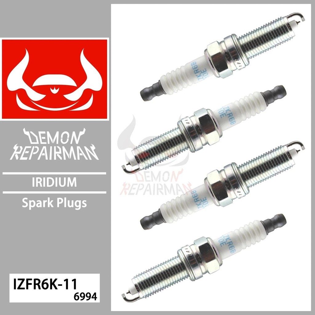 4 ชิ้น/ล็อต IZFR6K-11S IZFR6K-11NS 9807B-561BW IRIDIUM Spark Plug สําหรับ Honda Civic 1.8 1.8L 2006-