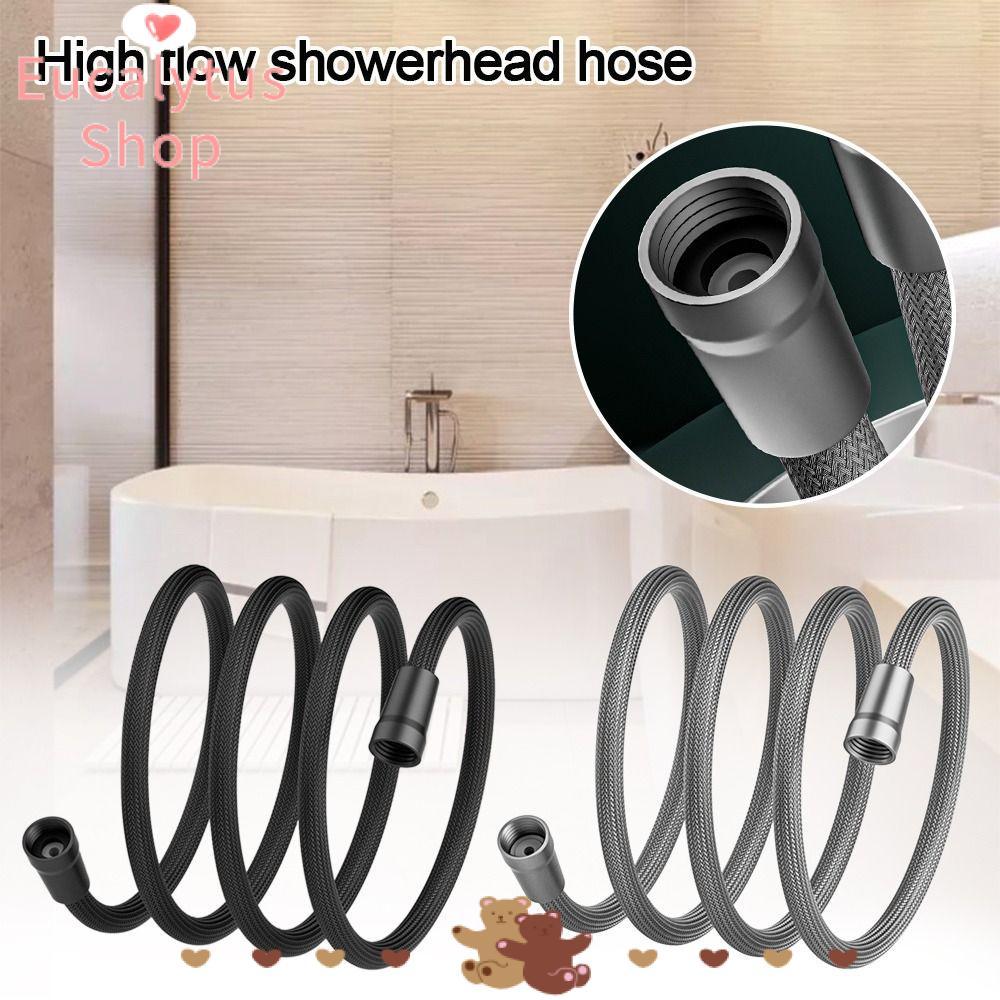 EUCALYTUSS 1.5/2 เมตรมือถือสายฝักบัว, ยืดหยุ่น Anti Winding Shower Tube, แรงดันสูง Universal Interfa
