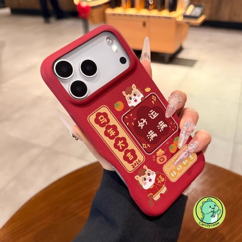 ปีใหม่ Pony สําหรับ OPPO Reno 15 14 13 11 9 8 Pro 7 Lite 8Z 7Z 6 5 5K 4Z ค้นหา X9 X8 X8S X7 R17 R15 