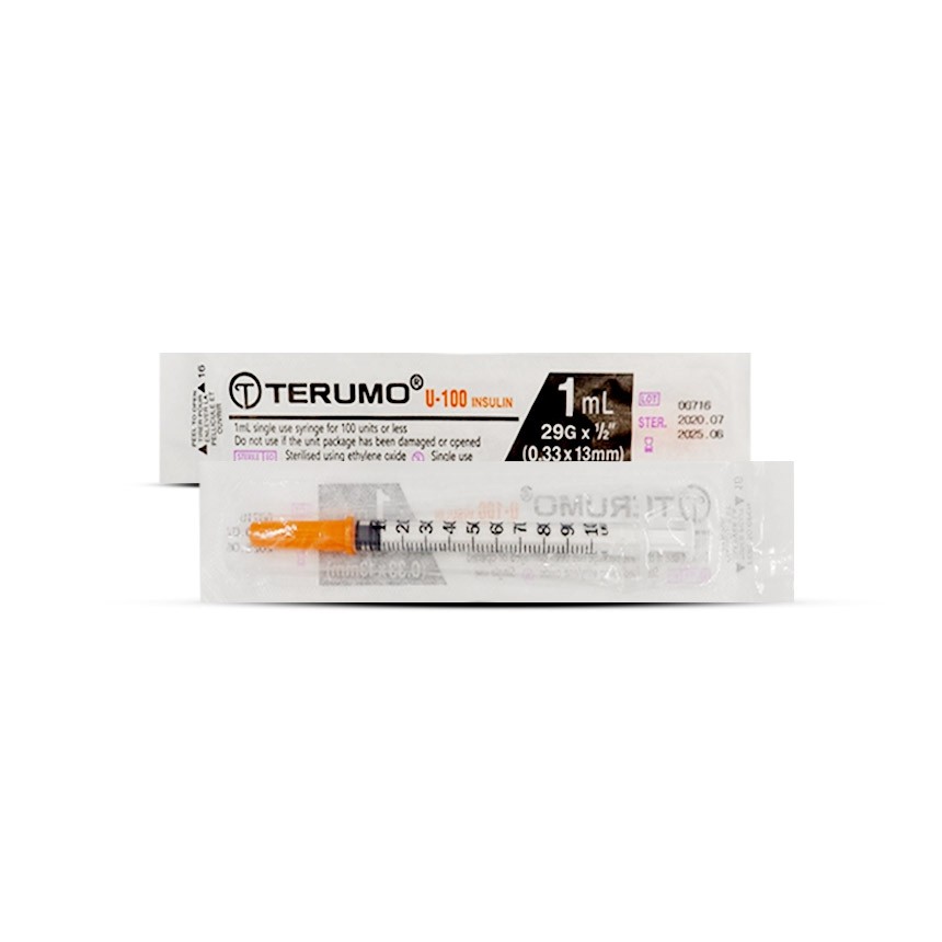 Syringe Terumo 1 ml (มีเข็ม 29g*1/2) กระบอก 1 ml