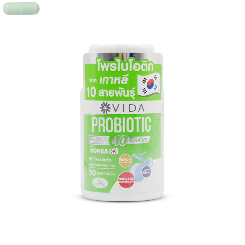 Vida Probiotic กระปุก 30 แคปซูล
