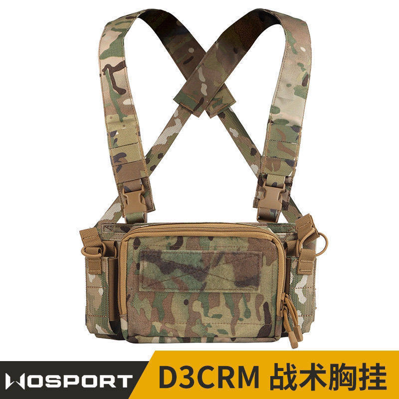 WoSporT D3CRM ยุทธวิธีเสื้อกั๊ก ทำด้วยเนื้อผ้านิลเมทต์ ระบายอากาศได้ดี และปลดออกได้อย่างรวดเร็ว