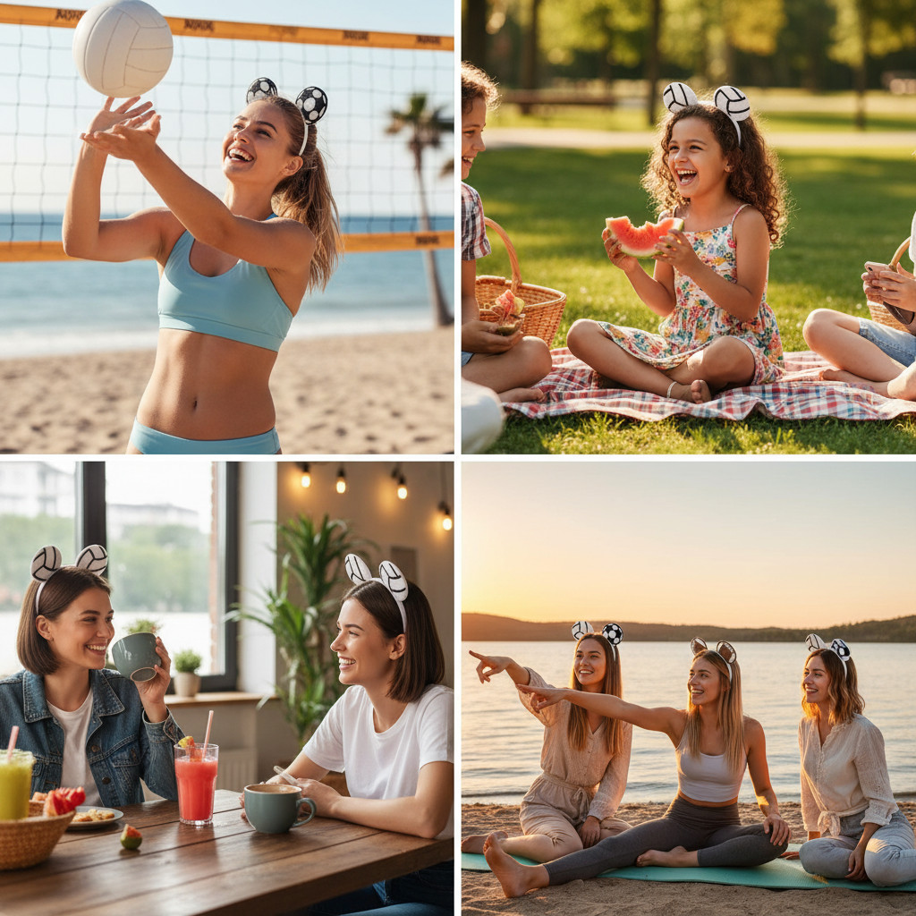 ที่คาดผมธีมฟุตบอลโลก การแต่งกายสำหรับแฟนคลับและงานปาร์ตี้ - รูปที่ 4