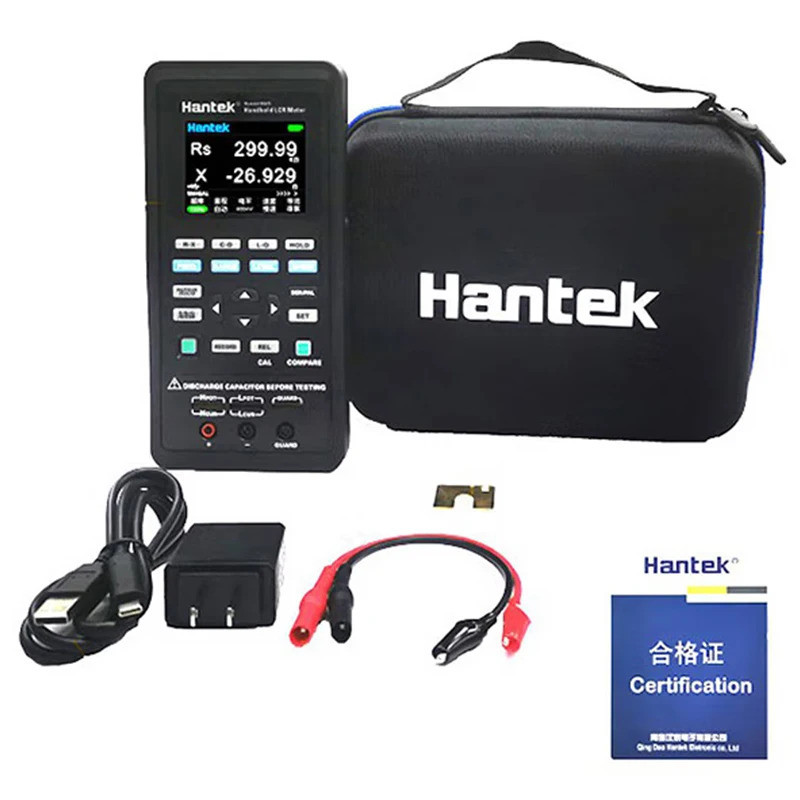 Hantek 1832C Hantek 1833C มือถือ LCR Digital Bridge Induction Capacitance และความต้านทานส่วนประกอบกา