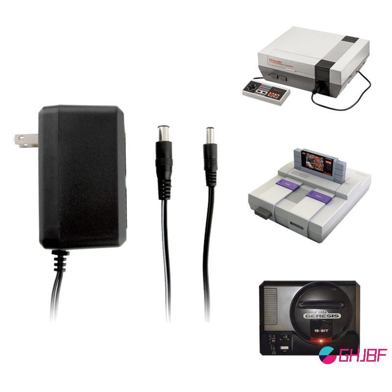 GHJBF] 1 PCS เชื่อม 1 AC Power Supply อะแดปเตอร์สําหรับ SNES เดิม/NES/ 9V 3 In 1 แหล่งจ่ายไฟ ศค