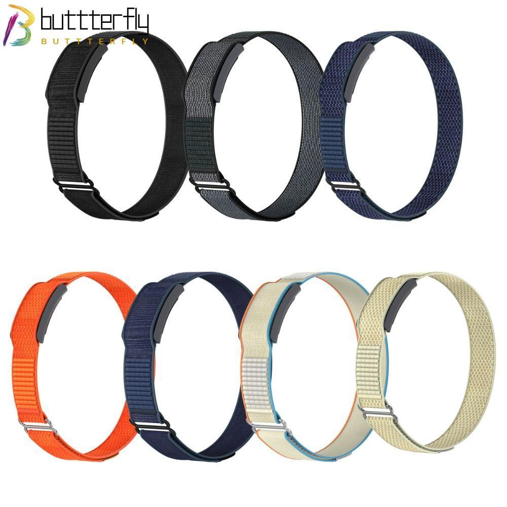 BUTTTERFLY Sport Band, Adjustable Loop Design Fitness Tracker Strap, 22mm Nylon Breathable Bicep Ban