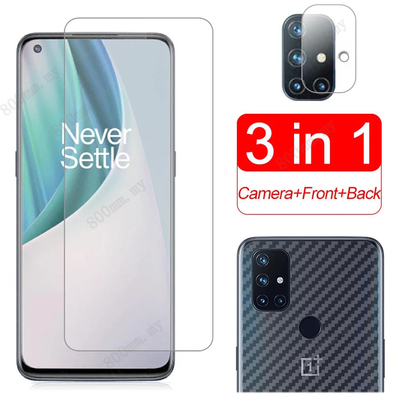 OnePlus Nord N10 5G ป้องกันหน้าจอ 3-in-1 Oneplus Nord N10 5G 8 7T 7 6T 6 5T 5 กระจกนิรภัย Oneplus 8 