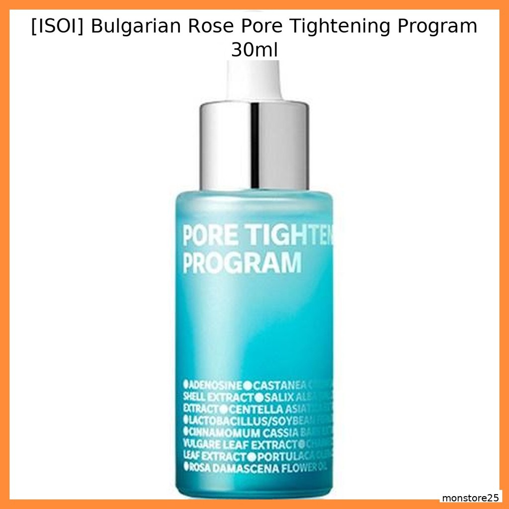 [ISOI] Bulgarian Rose Pore Tightening Program 30ml / Korean Pore Tightening / Bulgarian Rose Essence