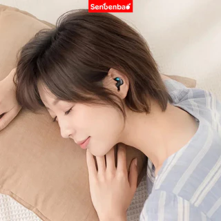 Senbenbao Sleeping หูฟังไร้สายมินิหูฟังสําหรับทํางาน TWS หูฟังบลูทูธสเตอริโอซ่อนชุดหูฟังพร้อมไมโครโฟน HD Call กันน้ํา X55