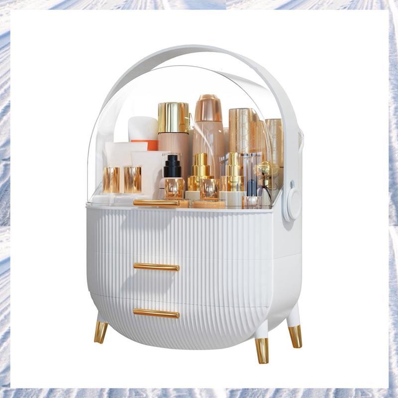 Makeup Organizer Skincare Organizers - เคสเครื่องสําอางพร้อมฝาปิดโปร่งใส SkinCare Organizers สําหรับ