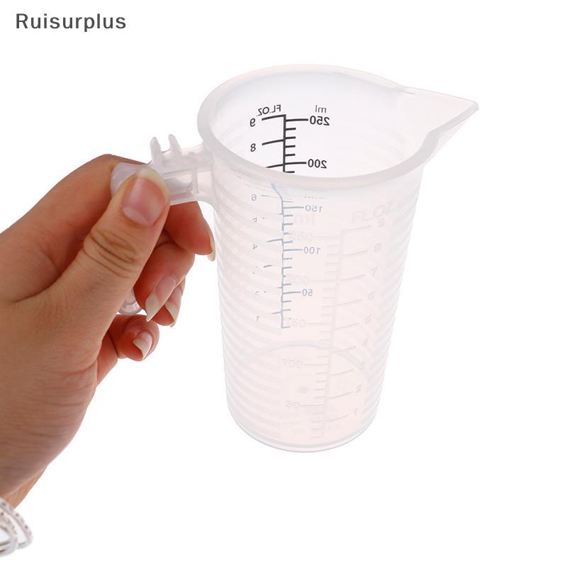 [Rui-t] ถ้วยตวง 100/250/500ML เหยือกใสเบเกอรี่แป้งครัวน้ําพร้อมฝาปิด