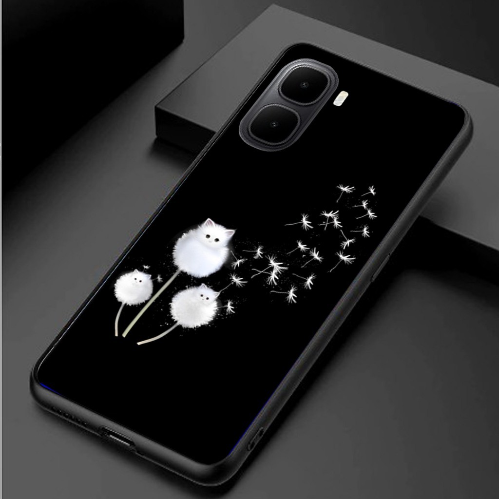 HP Softcase Glass Oppo A6X [BSG-09] - เคสโทรศัพท์ Oppo A6X - เคสกระจกอะคริลิค Oppo A6X ล่าสุด