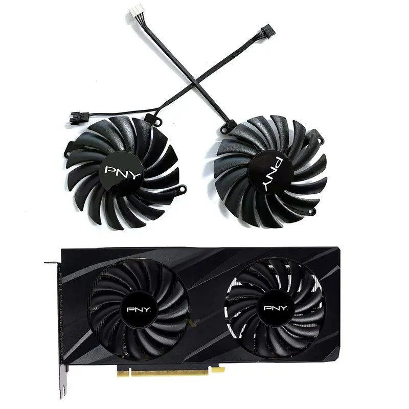 ใหม่ 85 มม.4PIN CF-12910S RTX3060 3060TI GPU พัดลมสําหรับ PNY GEFORCE RTX3060 3060TI VISO จอแสดงผลเป