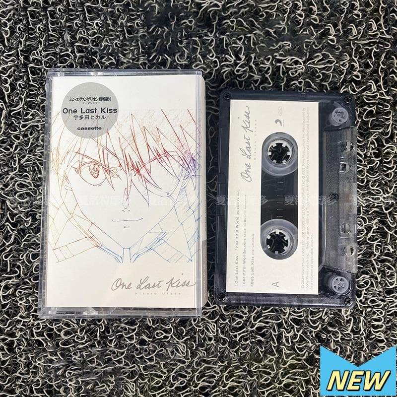 NEON GENESIS EVANGELION One Last Kiss UTADA HIKARU Cassette Tape Brand New [Sealed] Original XLT
