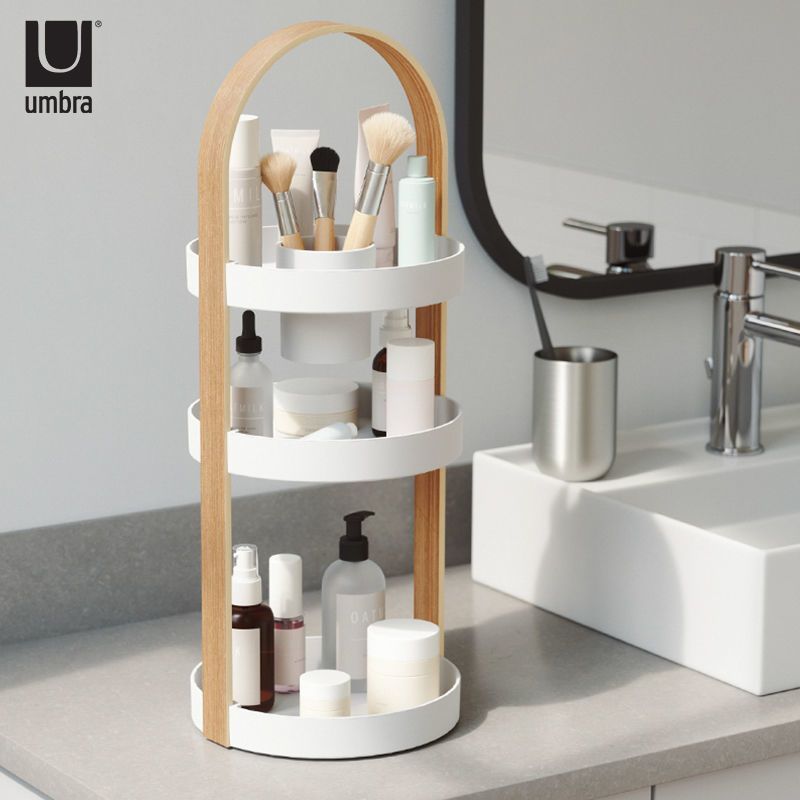 Canada UMBRA UMBRA Bellwood Storage Rack Creative Dressing ตารางเครื่องสําอาง Rack Desktop Organizer