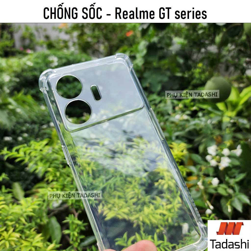 Realme GT Neo 5 SE/ GT Neo 5, GT Neo 3/ Neo 2, GT/ GT Neo/ GT2/ GT2 Pro เคสกันกระแทกโปร่งใสยืดหยุ่น,
