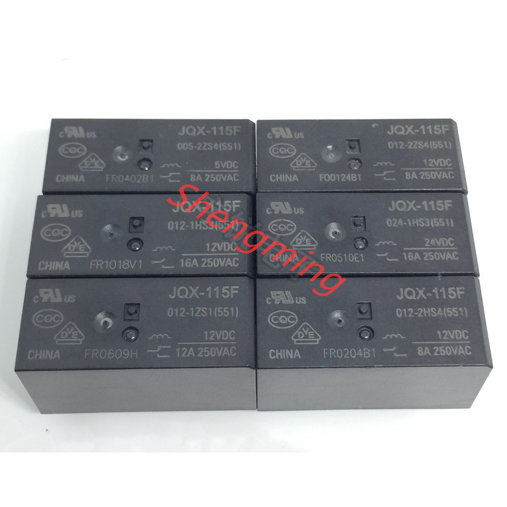 10 HF115F-JQX-115F-005012024- รีเลย์ 2ZS41HS32HS41HS11ZS1