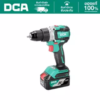 DCA ADJZ2090iสว่านกระแทกไร้สาย20VBrushless แรงบิด90N·m หัวจับโลหะ13mm 2สปีด 0-2200กระแทก0-34500เจาะไม้ 52mm/อิฐ 13mm(AM)