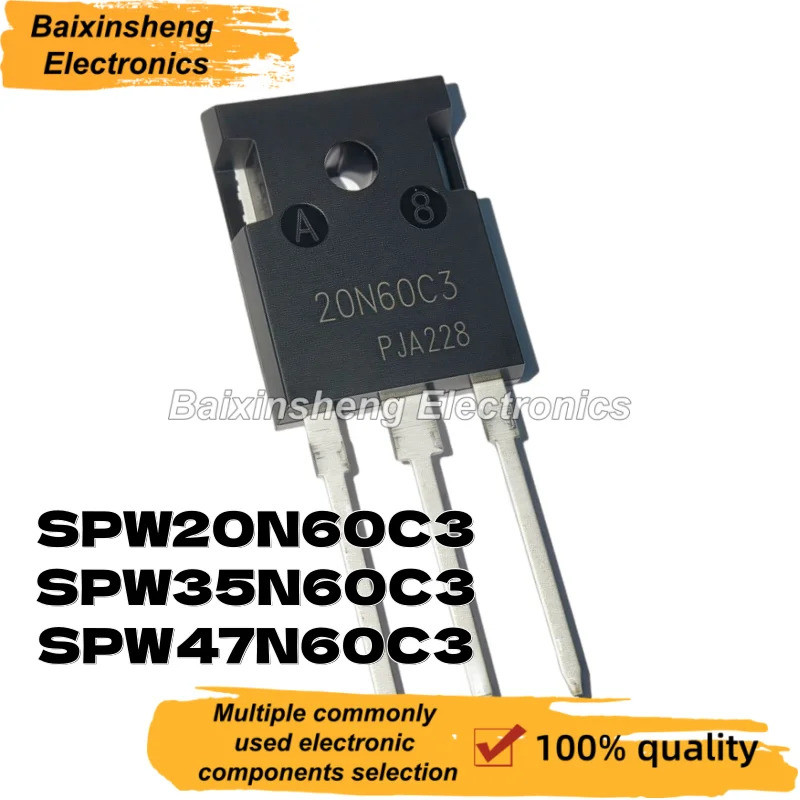 5PCS SPW35N60C3 35N60C3 SPW47N60C3 47N60C3 SPW20N60C3 20N60C3 TO-247 Field-effect ทรานซิสเตอร์