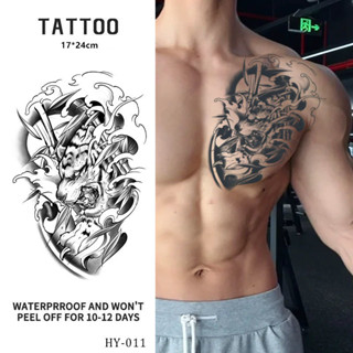 สติกเกอร์ลายสักtemporary ขนาด 17x24 cm กันน้ำ ใช้งานได้นาน 1…