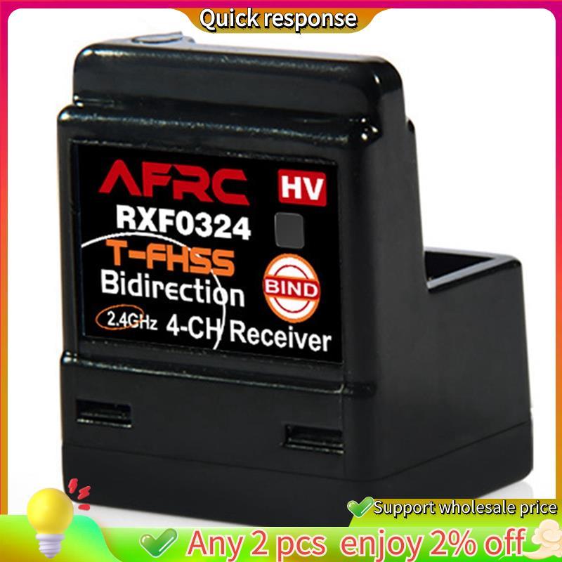 ในสต็อก- RXF0324 4CH 2.4G ตัวรับสัญญาณไร้สายสําหรับ FUTABA T-FHSS S.BUS2 รีโมทสําหรับรถยนต์ RC ทํางา