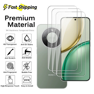 Honor X9D 5G 1-3 ชิ้นลายนิ้วมือปลดล็อคกระจกนิรภัยสําหรับ Honor X9D HonorX9D X9 D 5G 2026 3D Edge Protector เต็มหน้าจอ HD หน้าจอป้องกันฟิล์ม