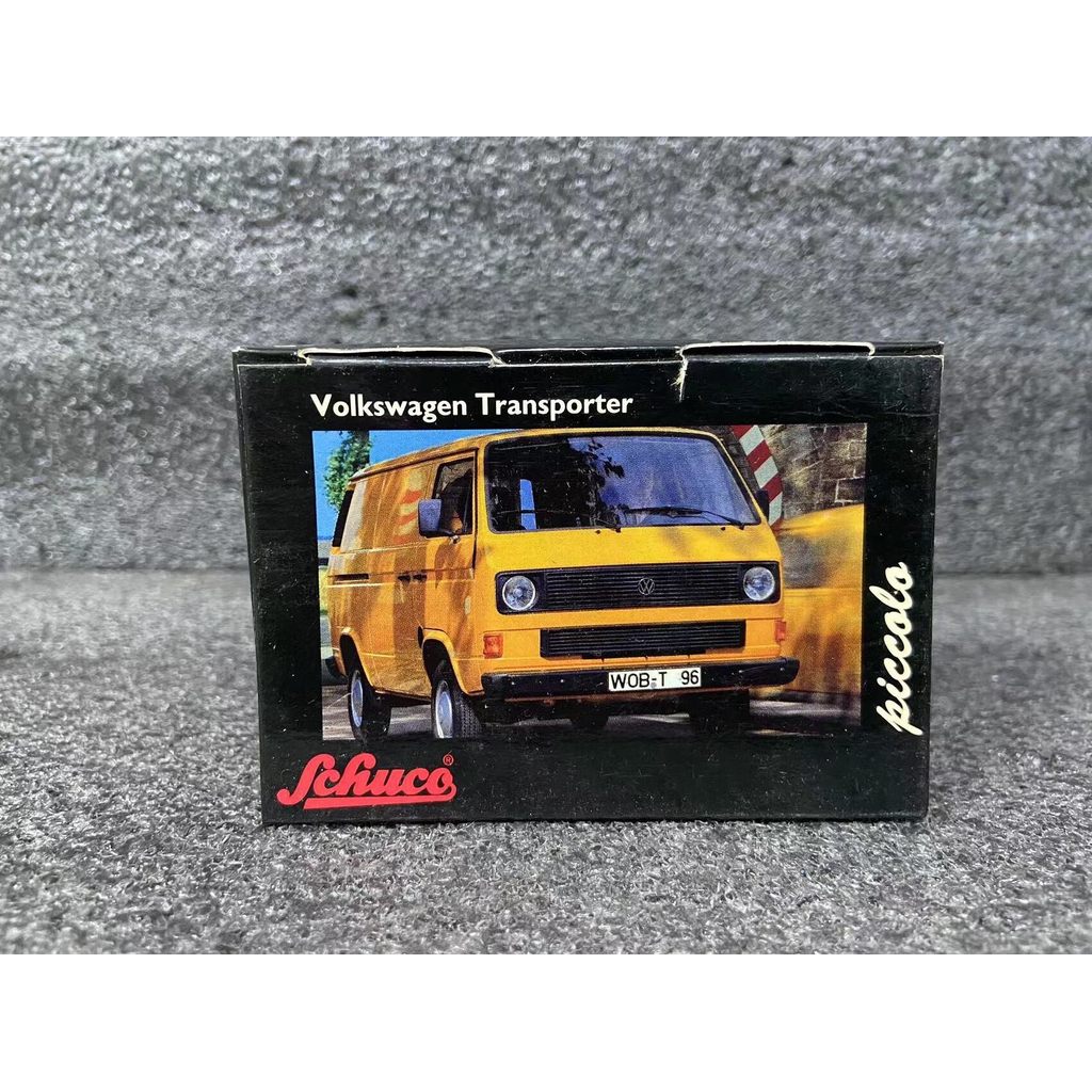 [คลังสินค้าพร้อม] Schuco Schuco 1: 87 Volkswagen VW T3 Bus Blue Piccolo 1/90 โมเดลรถโลหะผสม As ดูในภ