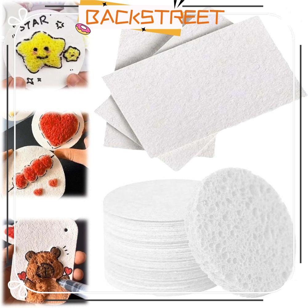 BACKSTAGE Texture Painting Paper, โฟมหัตถกรรม Puffy Texture กระดาษ, DIY ของเล่นเพื่อการศึกษาฟองน้ําล