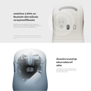 Xiaomi Wireless Mouse 3 เมาส์ I เมาส์ไร้สาย I เมาส์บลูทูธ I โหมดคู่ 2.4GHz และบลูทูธ I เซ็นเซอร์ความแม่นยำสูง