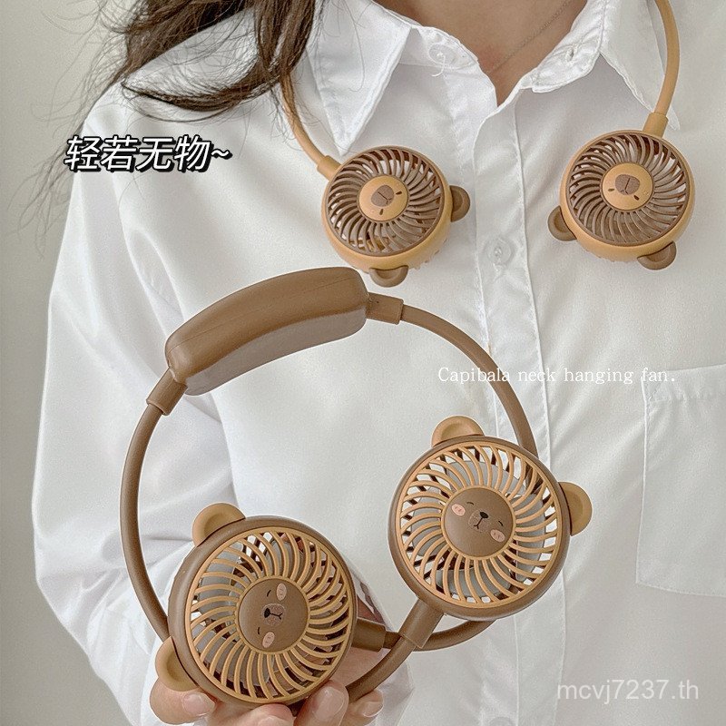คอ สอง ขี้เกียจชาร์จกลางแจ้งพลังงานลมซ้อนขนาดเล็กขนาดใหญ่ระบายความร้อนพับการ์ดพัดลมเงียบพัดลมไฟฟ้าหน