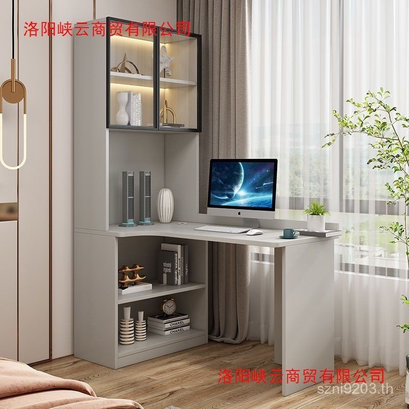 เขียนโต๊ะคอมพิวเตอร์ครัวเรือนตู้หนังสือโต๊ะคอมพิวเตอร์มุมรวมกันการเรียนรู้ตู้โต๊ะหนังสือแบบบูรณาการต