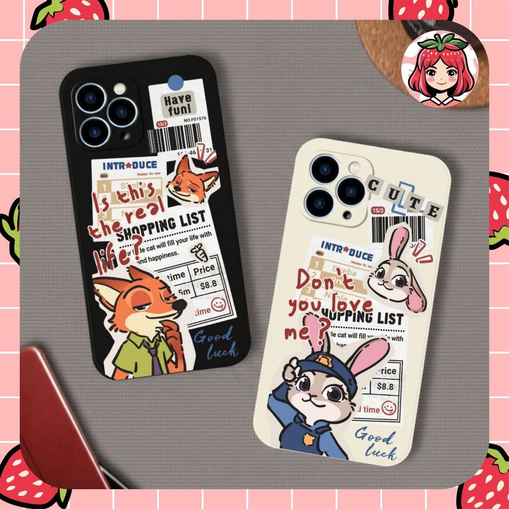 PRINTING LENS PROTECTOR Zootopia Judy & Nick case vivo v7 f4 12i plus Y91 Y93 Y95 y91c y97 z1 pro po