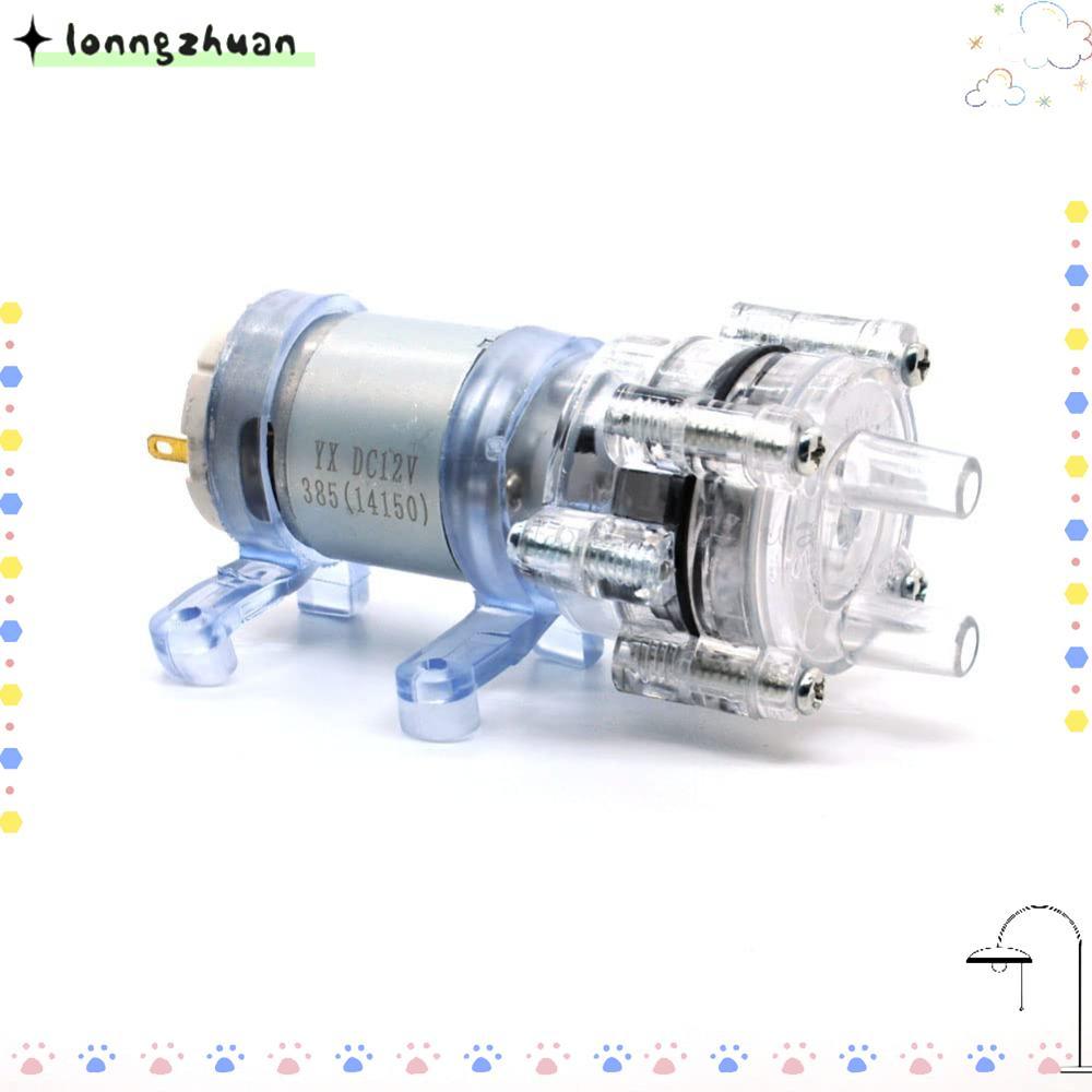 LONNGZHUAN ปั๊มไดอะแฟรม, เครื่องใช้ในบ้าน DC 6V ถึง 12V Self Priming, การไหลเวียนของน้ํา EK1970 R385