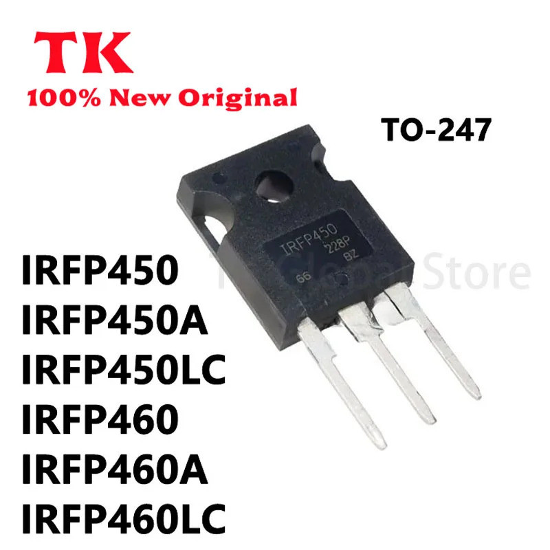 5 ชิ้น IRFP450 IRFP460A IRFP450LC IRFP450A IRFP460 IRFP460LC TO-247 ทรานซิสเตอร์เอฟเฟกต์ภาคสนาม