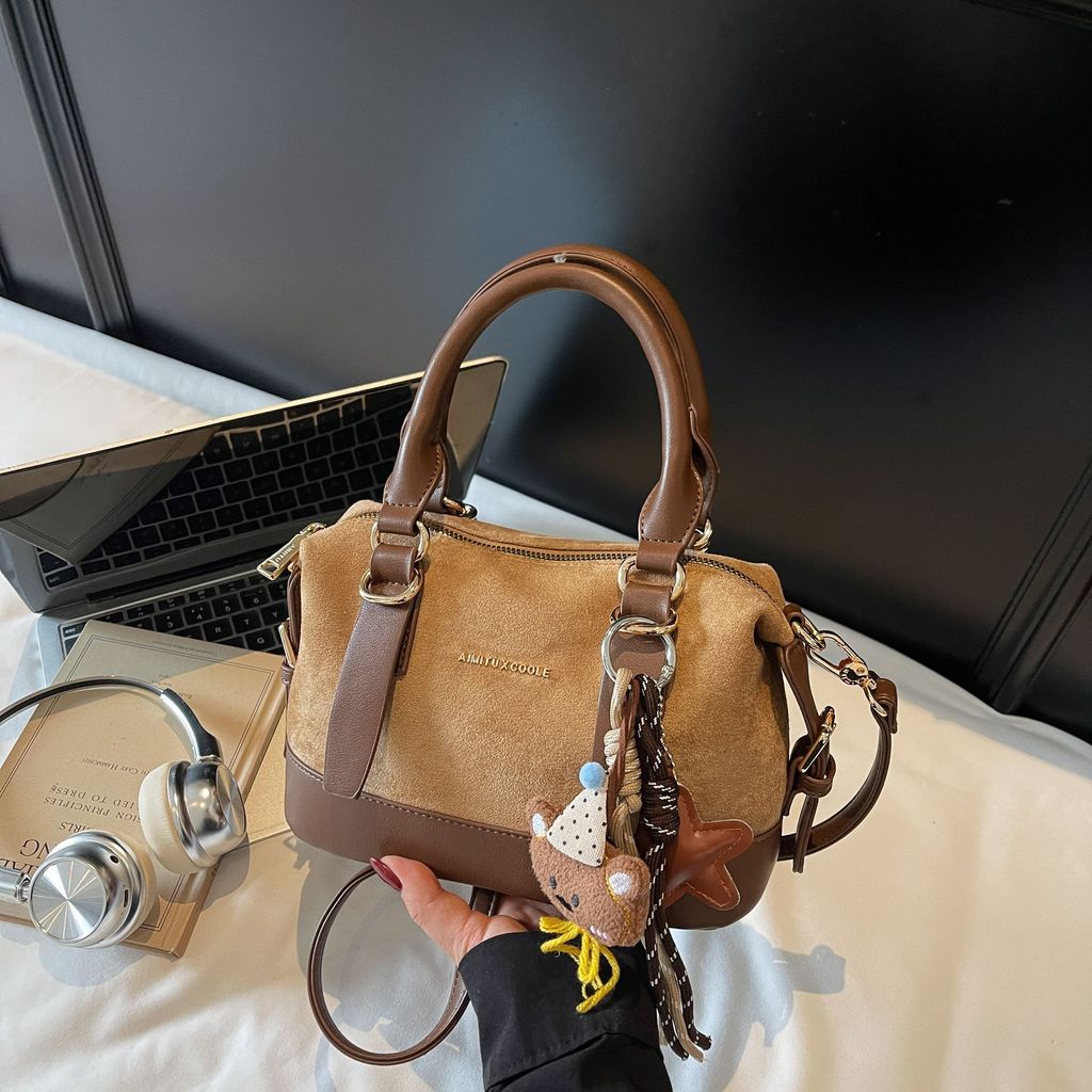 Amy Rabbit กระเป๋าถือสำหรับผู้หญิง แบบ Commuter ปี 2026 สไตล์เรโทร พิมพ์ลายAmy Rabbit กระต่าย Women'