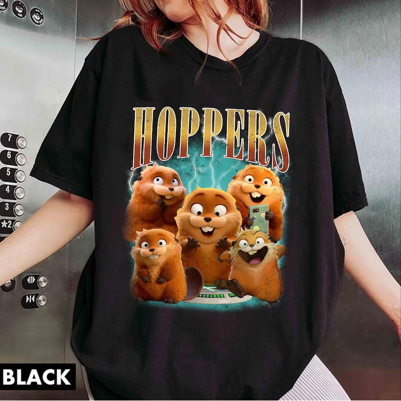 Disney Pixar HOPPERS Film Art T-Shirt Unisex Short Sleeve Streetwear Tee