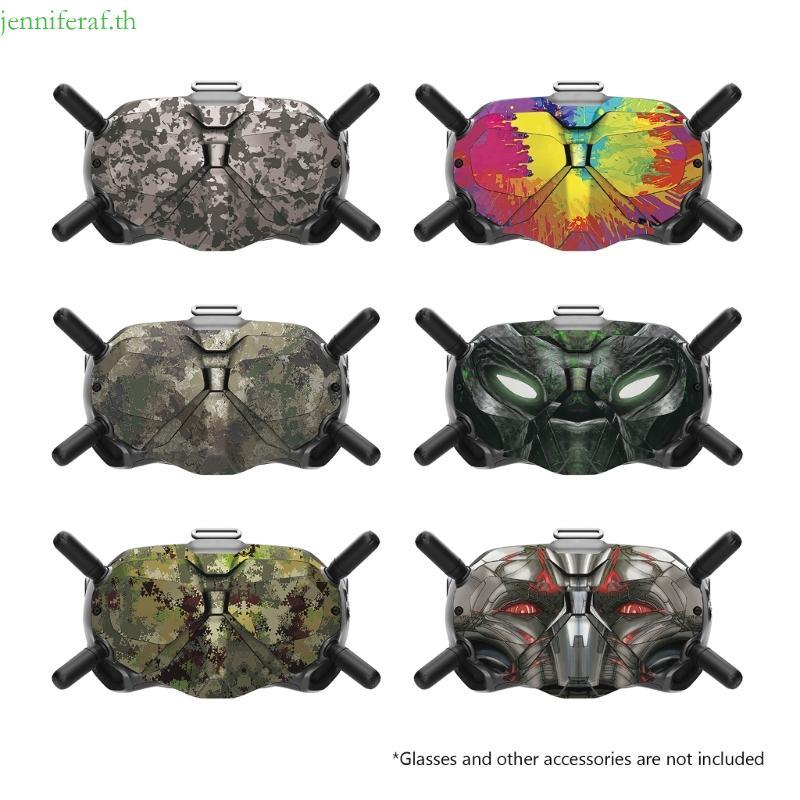 Jenniferf FPV Kit Skin Wrap สําหรับ Avata FPV Goggles PVC สติกเกอร์ Decals FPV สติกเกอร์อุปกรณ์เสริม