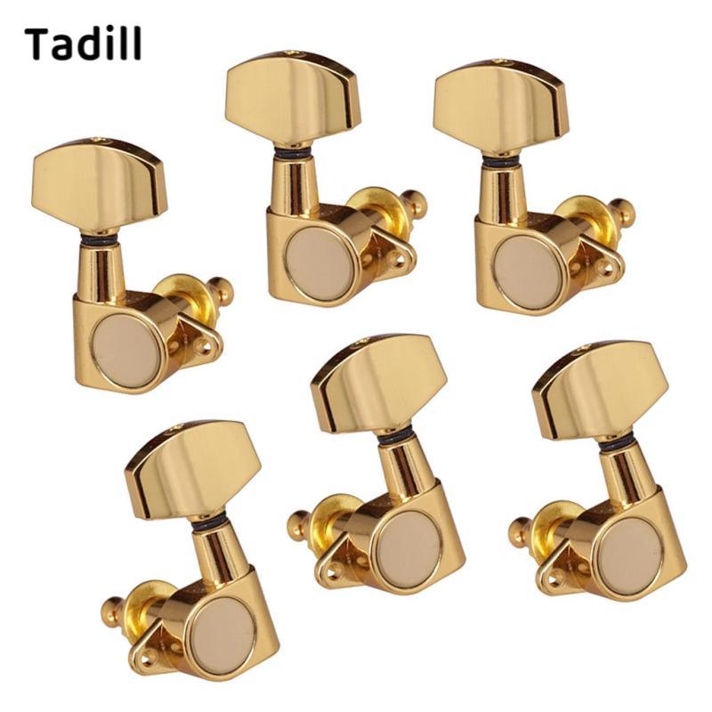 [negjsg] 3R+3L หมุดคีย์หัวเครื่องสําหรับกีตาร์พื้นบ้านอะคูสติกไฟฟ้าจับ 3R3L