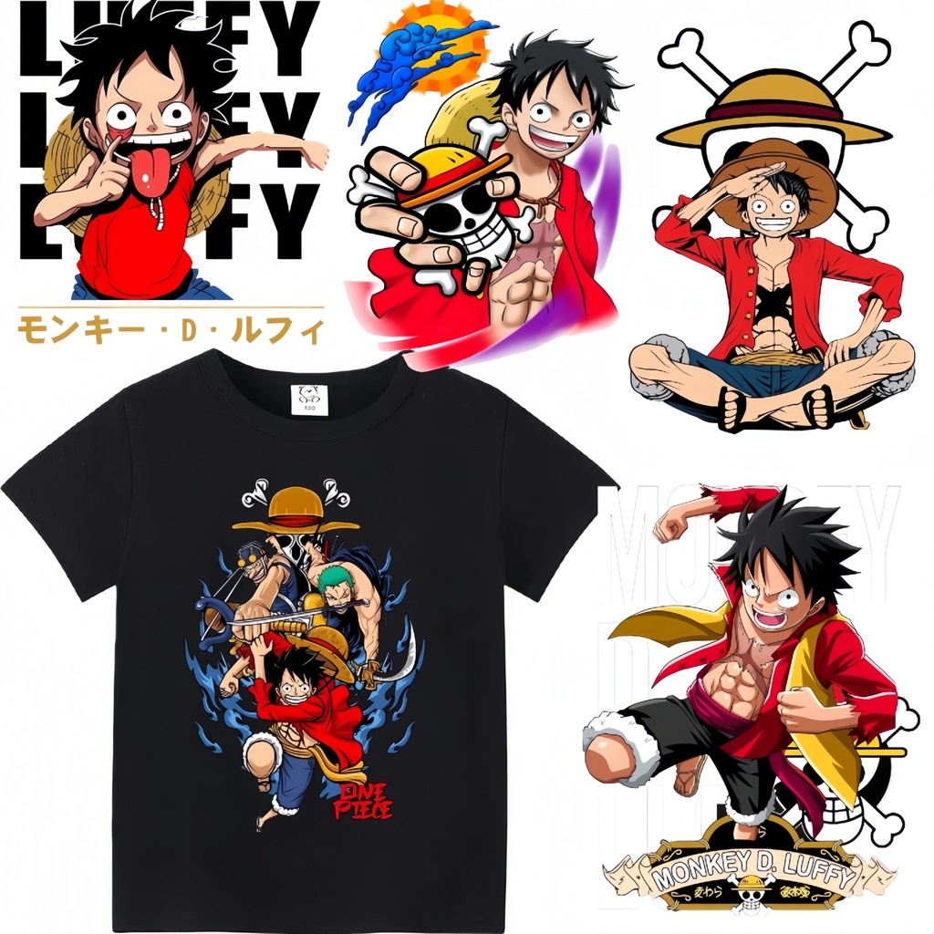 เสื้อยืดและหมวกพิมพ์ลายการ์ตูนน่ารัก ทำจากผ้ายีนส์คุณภาพดี