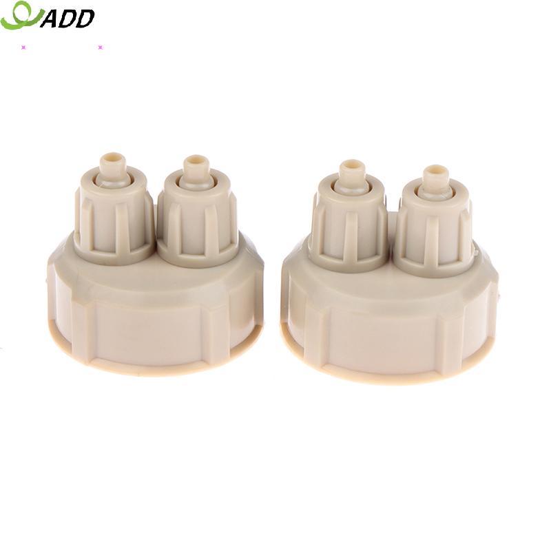 เพิ่ม 2 ชิ้น Aquarium CO2 ระบบหลอดวาล์ว Guage ขวดหมวกถังปลา Live Plant Air Diffuser เครื่องกําเนิดไฟ