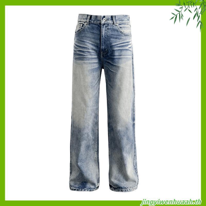 [พร้อมส่ง] Spenzer.street | SP Blue fade jean 🖤 กางเกงทรงกระบอก เสื้อผ้าสตรีท เนื้อผ้าดี คุณภาพแน่น 