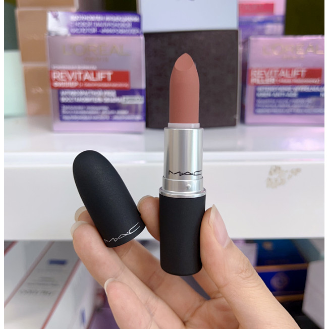 MAC/Meike 314 ลิปสติก MULL IT OVER#蜜桃奶茶色