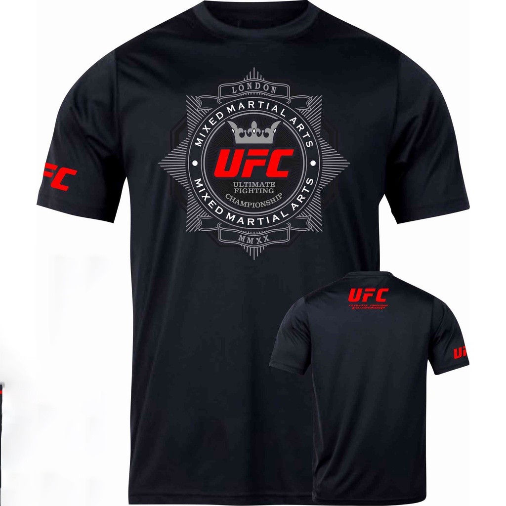 UFC London Crest Graphic T-Shirt | 100% Cotton Unisex S-5XL | Event Wear