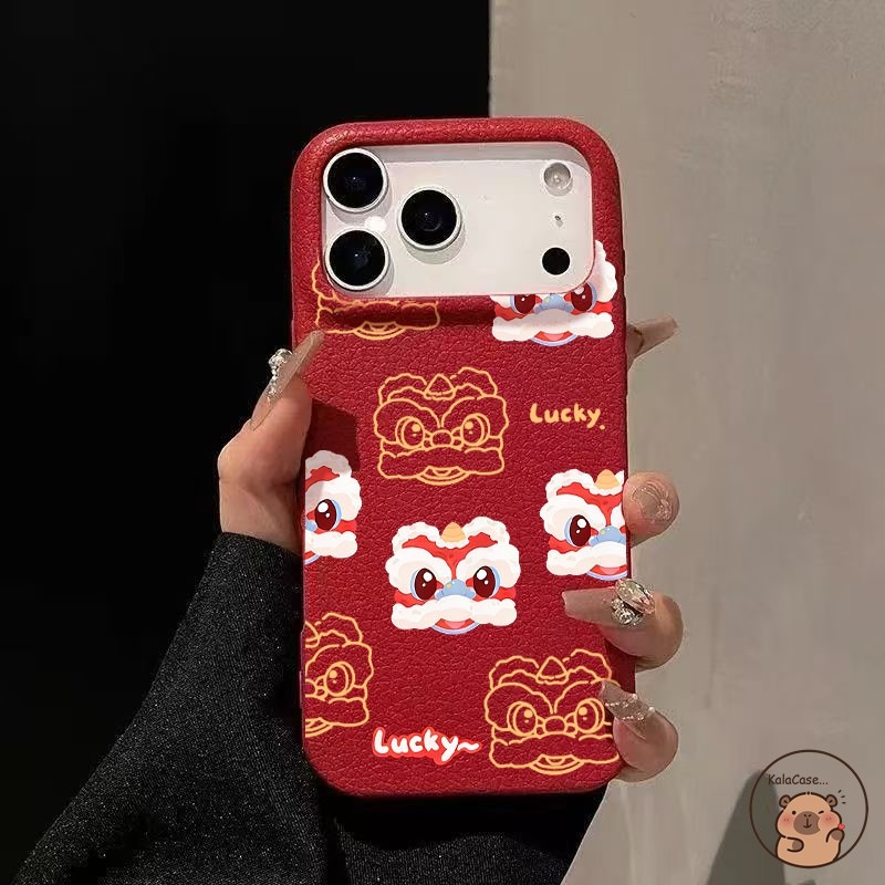 สําหรับ iQOO Z10 Z9 Turbo Turbo + Z7 Pro Z10x Z9x Z6 Lite Z8x Z7i เคสโทรศัพท์ 2026 ตรุษจีนไวน์แดงสีเ