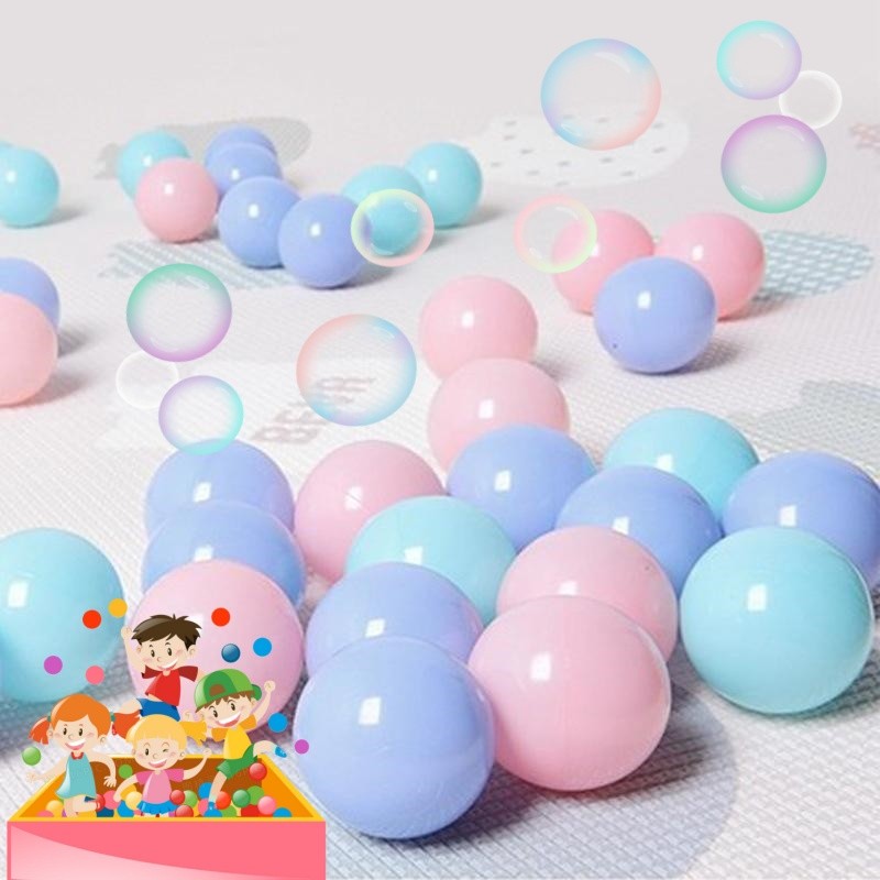 [bigdeals365] ตลก 100/200 ที่มีสีสันพลาสติกอ่อนมหาสมุทรเด็กทารกว่ายน้ําหลุมสระว่ายน้ําของเล่นหุ้นใหม่