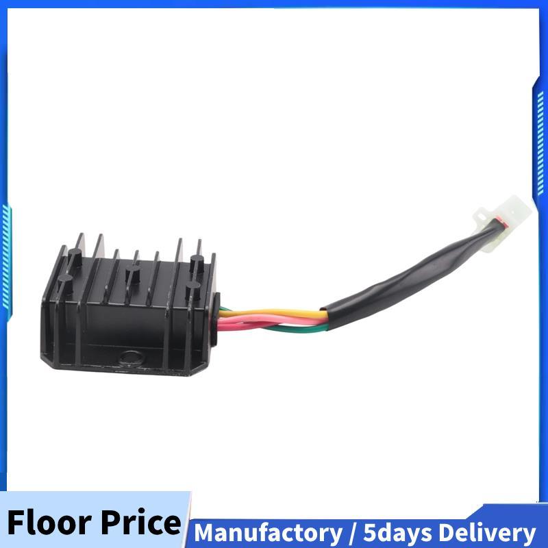 Universal 4 สาย Full Wave สีดํารถจักรยานยนต์ Rectifier 12V DC Bike Quad